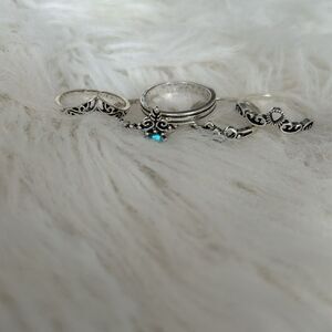 Silver rings- Size 9